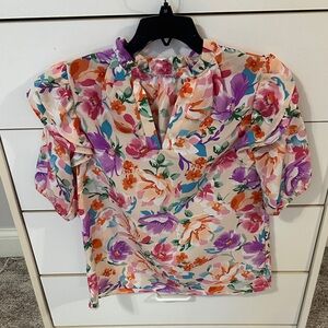 Floral Women's Top - Multicolor